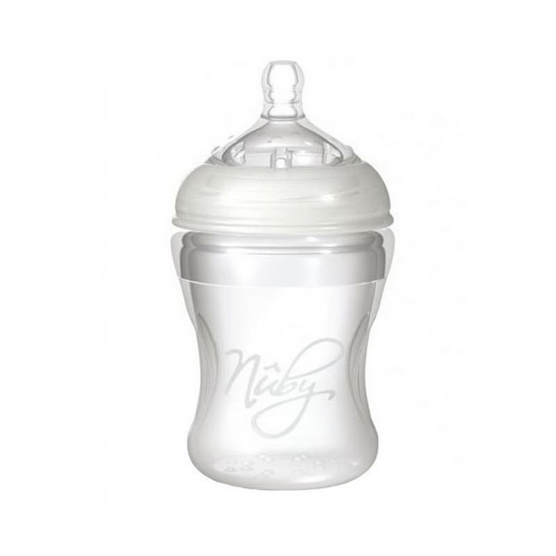 NUBY BIBERON SOUPLE 210ML SOFTFLEX SILICONE NURSER TÉTINE DÉBIT LENT +0M - My  Mall Beauty