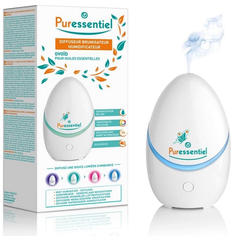 PURESSENTIEL DIFFUSEUR HUMIDIFICATEUR OVOID - My Mall Beauty