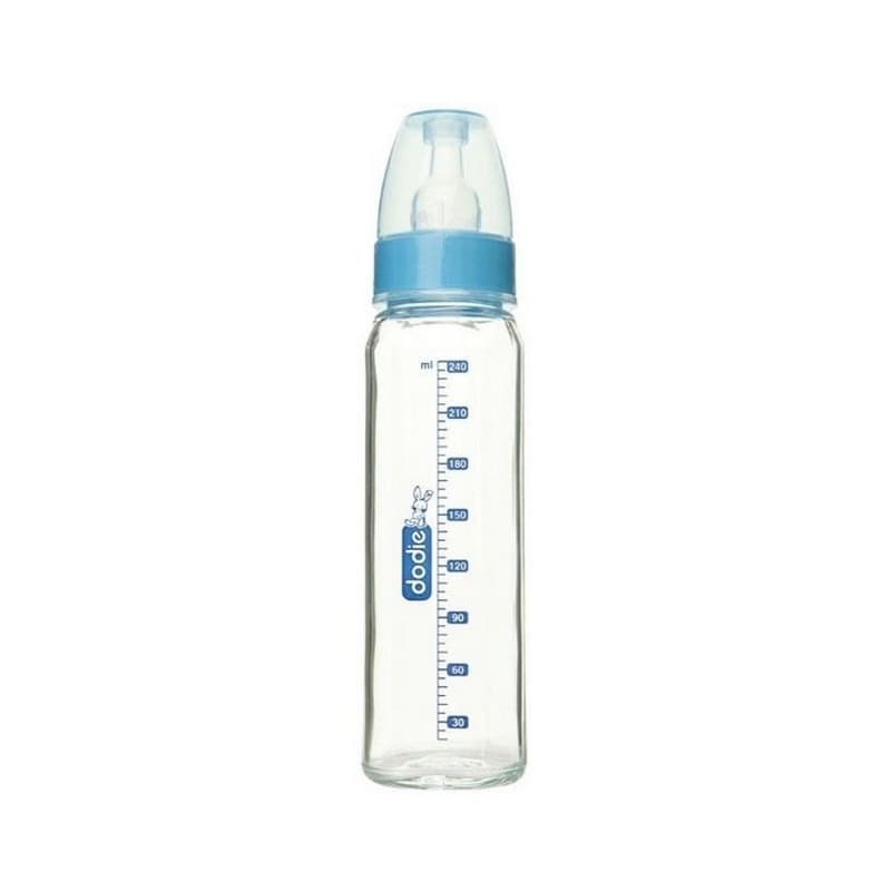  DODIE BIBERON VERRE COL ÉTROIT BLEU LAG 120ML