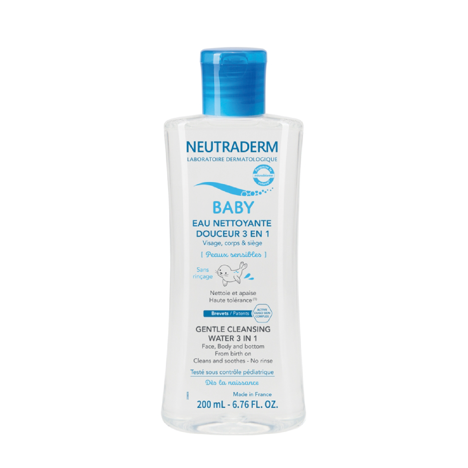 NEUTRADERM BABY EAU NETTOYANTE DOUCEUR 3 EN1 200ML